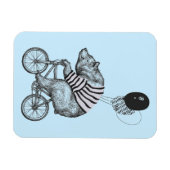 バルーンサイクリングベア マグネット (横)