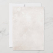 バルーンシャワー付きボホーテディベア招待状 招待状 (裏面)