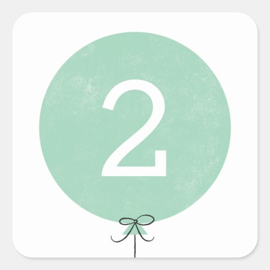 バルーンシール – Mint スクエアシール (正面)