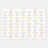 バルーンスターとバナー ラッピングペーパーシート (正面3)