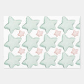 バルーンスターとバナー ラッピングペーパーシート (正面2)