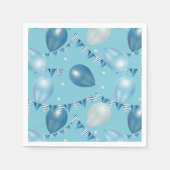 バルーンスター&ガーランドテーブルデコール スタンダードカクテルナプキン (正面)