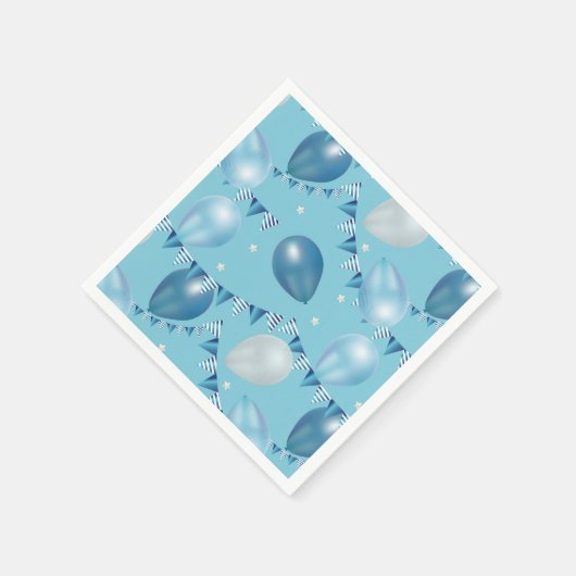 バルーンスター&ガーランドテーブルデコール スタンダードカクテルナプキン (角)