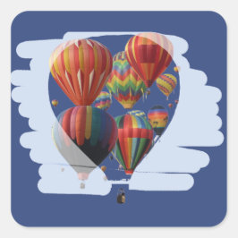 バルーンステッカーのバルーン スクエアシール