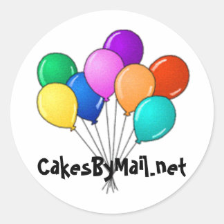 バルーンステッカーcakesbymail.net ラウンドシール