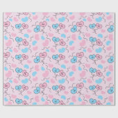 バルーンズ結婚式ギフトシームレス ラッピングペーパー (フラット)