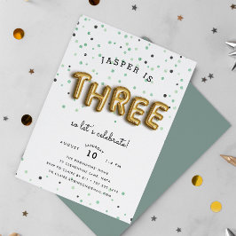 バルーンタイプ |サードパーティ誕生日 招待状