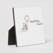 バルーンテディベア フォトプラーク (正面)