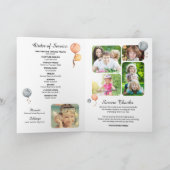 バルーンテーマ子ども葬儀プログラム プログラム (内部)