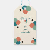 バルーンテーマ誕生日パーティー招待カード ギフトタグ (正面)