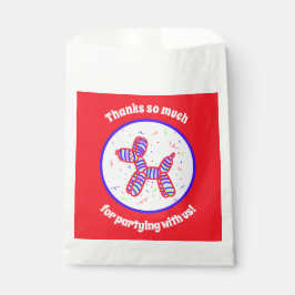 バルーンドッグズパーティーの好意バッグ フェイバーバッグ