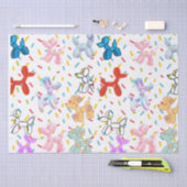 バルーンドッグティッシュペーパー 薄葉紙 (クラフト)