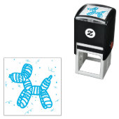 バルーンドッグパーティーの自墨加工ゴム印 セルフインキングスタンプ (インサイチュ)