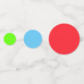 バルーンドッグパーティーテーブル紙吹雪 コンフェッティ (裏面)