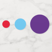 バルーンドッグパーティーテーブル紙吹雪 コンフェッティ (裏面)