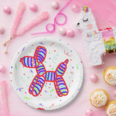 バルーンドッグパーティー紙プレート ペーパープレート (パーティー)