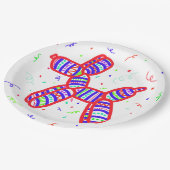 バルーンドッグパーティー紙プレート ペーパープレート (アングル)