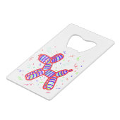 バルーンドッグパーティー クレジットカード栓抜き (正面アングル)