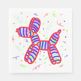 バルーンドッグパーティー スタンダードランチョンナプキン