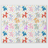 バルーンドッグ包装紙 ラッピングペーパー (フラット)