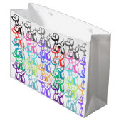 バルーンドッグ抱き枕 ラージペーパーバッグ (正面アングル)