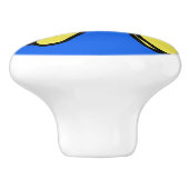 バルーンドッグ陶製ノブ セラミックノブ (側面)