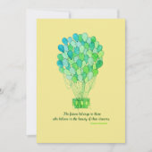 バルーンドリームスパーティー招待状 招待状 (正面)