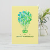 バルーンドリームスパーティー招待状 招待状 (スタンド正面)