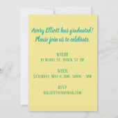 バルーンドリームスパーティー招待状 招待状 (裏面)