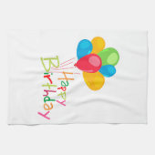 バルーンハッピーバースデー キッチンタオル (横)