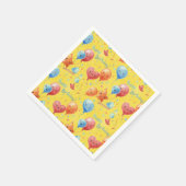 バルーンハッピーバースデー、Natasha Us スタンダードカクテルナプキン (角)