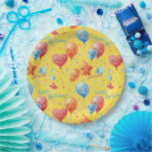 バルーンハッピーバースデー、Natasha Us ペーパープレート (パーティー)