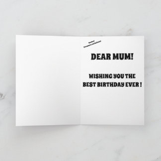 バルーンハッピーバースデーMUMカードかわいい カード