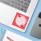 バルーンハートフォトフレーム シール (ノートパソコンとiPhone)