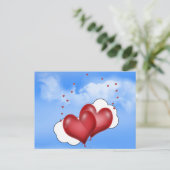 バルーンハート(小ハート) ポストカード (スタンド正面)