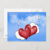 バルーンハート(小ハート) ポストカード (正面/裏面)