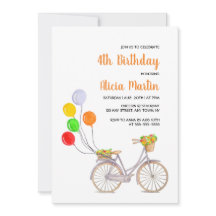 バルーンバスケットフラワーサイクリング任意の年齢誕生日