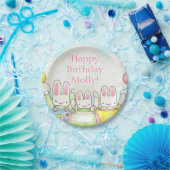 バルーンバニー紙プレート ペーパープレート (パーティー)