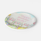 バルーンバニー紙プレート ペーパープレート (アングル)