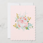 バルーンバプティスアンドファースト誕生日招待状 招待状 (裏面)