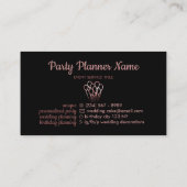 バルーンバラ金ゴールド美学 名刺 (裏面)