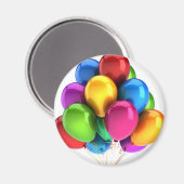 バルーンバルーンカスタムの個人用記念日 マグネット (正面/裏面)