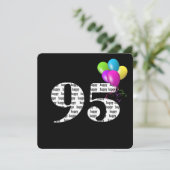 バルーンバンチ付き95thバースデーパーティー 招待状 (スタンド正面)