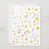 バルーンバンチ誕生日パーティーへの招待 招待状 (裏面)