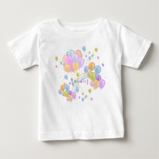バルーンパステルタオル ベビーTシャツ (正面)
