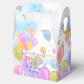 バルーンパステル誕生日パーティバルーン フェイバーボックス (オープン)