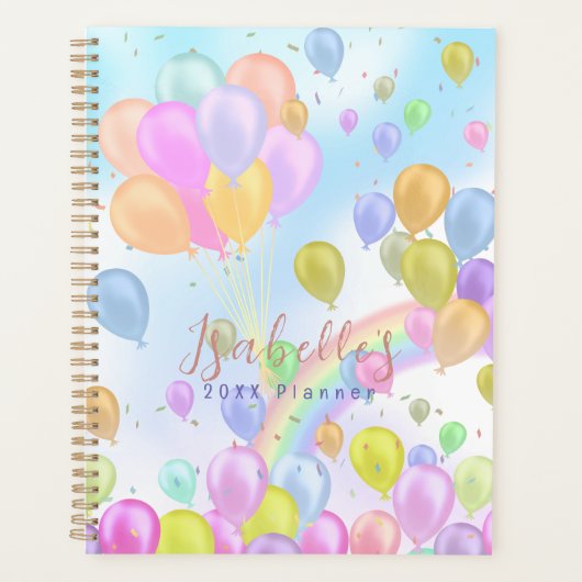 バルーンパステル プランナー手帳 (正面)