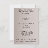 バルーンパリエッフェルタワーグラムシックアイボリー 招待状 (裏面)