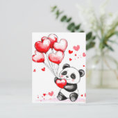 . .バルーンパンダの愛を宙に シーズンポストカード (スタンド正面)