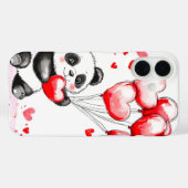 . .バルーンパンダの愛を宙に Case-Mate iPhoneケース (裏面 (横))
